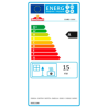Bronpi Cairo 110-D Inserto in legno a 2 vetri lato sinistro Vision 15kW