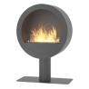 Infire Incyrcle Caminetto a bioetanolo con staffa 2 kW Nero