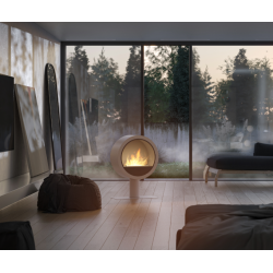 Chimenea de Bioetanol Incyrcle Infire con Soporte 2 kW Negro