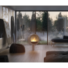 Infire Incyrcle Caminetto a bioetanolo con staffa 2 kW Nero