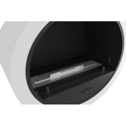Infire Incyrcle Caminetto a Bioetanolo Sospeso 2 kW Bianco con Vetro