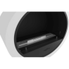 Infire Incyrcle Caminetto a Bioetanolo Sospeso 2 kW Bianco con Vetro
