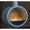 Infire Incyrcle Caminetto a Bioetanolo Sospeso 2 kW Nero con Vetro