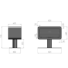 Infire Incyrcle Caminetto a Bioetanolo con Staffa 2 kW Bianco