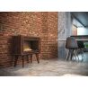 Infire Inecco Bioethanol Fireplace with Bracket 2 kW Black