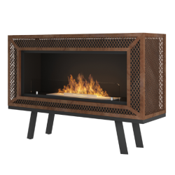 Infire Inecco Bioethanol Fireplace with Bracket 2 kW Black