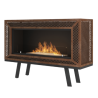 Infire Inecco Bioethanol Fireplace with Bracket 2 kW Black