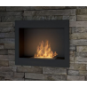 SIMPLEfire Frame 600 Bioethanol Lareira Preto com 1 Janela