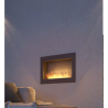 SIMPLEfire Frame 600 Bioethanol Fireplace Black with 1 Window