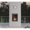 SIMPLEfire Frame 550 Black Bioethanol Fireplace with 1 Window