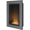 SIMPLEfire Frame 550 Edelstahl-Bioethanol-Kamin mit 1 Glasscheibe