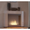 SIMPLEfire Portal1 Caminetto a Bioetanolo Bianco con 1 Finestra