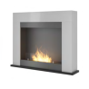 SIMPLEfire Portal1 Caminetto a Bioetanolo Bianco con 1 Finestra