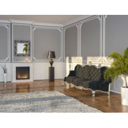 Cheminée au bioéthanol Infire  Inportal1 blanc avec 1 vitre