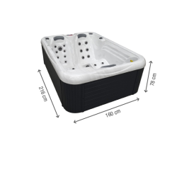Spa Plug&Play 3 places Parma 29 jets L216xP160xH78 VerySpas