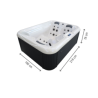Napoli 28 jets 3 plazas Plug&Play Spa L216xD160xH78 VerySpas