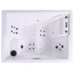 Square NetSpa Wave 5 seater acrylic spa