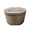Vesuvio Baño Nórdico Exterior de Madera VerySpas