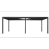 Pergola Bioclimatique électrique aluminium rubans LED 18 m2