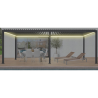Pérgola Bioclimática Eléctrica Tiras LED de Aluminio 18 m2