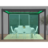 Pergola Bioclimatica Elettrica Strisce LED in Alluminio 12m2