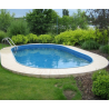 Piscine Ovale Azuro Ibiza 350x700 H135
