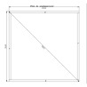 Abri de jardin Habrita Thermabri en bois massif 15,14 m2 avec toit en acier