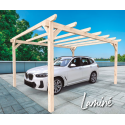 Wooden carport for cars 5x3m Badajoz 15m2 Maderland