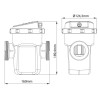 Electrolyseur au sel Poolex Turbo Salt 800 piscine 80m3