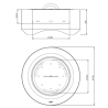 Braciere rotondo in acciaio nero 70 cm Infire