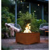 Braciere rotondo in acciaio corten 70 cm Infire