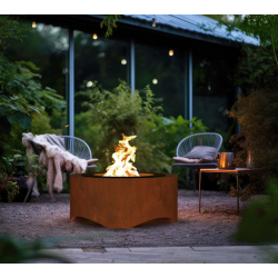 Round Corten Steel Fire Bowl 70 cm Infire