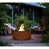 Braciere rotondo in acciaio corten 70 cm Infire