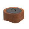 Round Corten Steel Fire Bowl 70 cm Infire