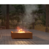 Braséro en Acier Square Corten 1000 Infire