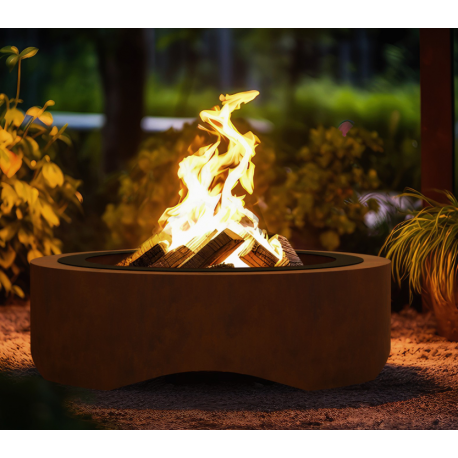 Round 1000 Corten Infire Steel Fire Bowl