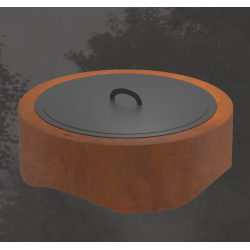 Rodada 1000 Corten Infire Steel Fire Bowl