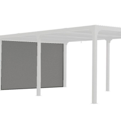 Toldo lateral cortina Pérgola Bioclimática Habrita 3.6m