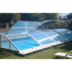 Abri de Piscine Bas Lanzarote Abrisol amovible 10.8x4.7m