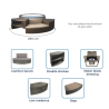 Spa portable NetSpa VITA PREMIUM 6 places avec mobilier