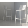 Set of 4 Ibiza Bar Stools White Vondom