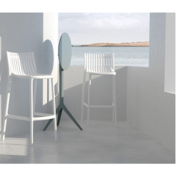 Set di 4 sgabelli da bar Ibiza bianco Vondom