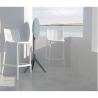 Lot de 4 Tabourets de Bar Ibiza Blanc Vondom
