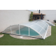 Abri de Piscine Bas Lanzarote Abrisol amovible 10.8x6.7m