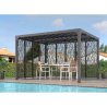 Pérgola Bioclimática Orientable Blades 11 m2 y Brise-Vue 2 Faces