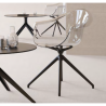 Set de 2 sillas giratorias Incasso Cristal Vondom