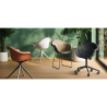 Set de 2 Sillas Giratorias Incasso Melon Vondom