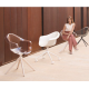 Conjunto de 2 sillones giratorios Incasso Amber Vondom