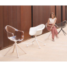 Conjunto de 2 sillones giratorios Incasso Amber Vondom