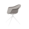 Conjunto de 2 sillones giratorios Incasso Amber Vondom